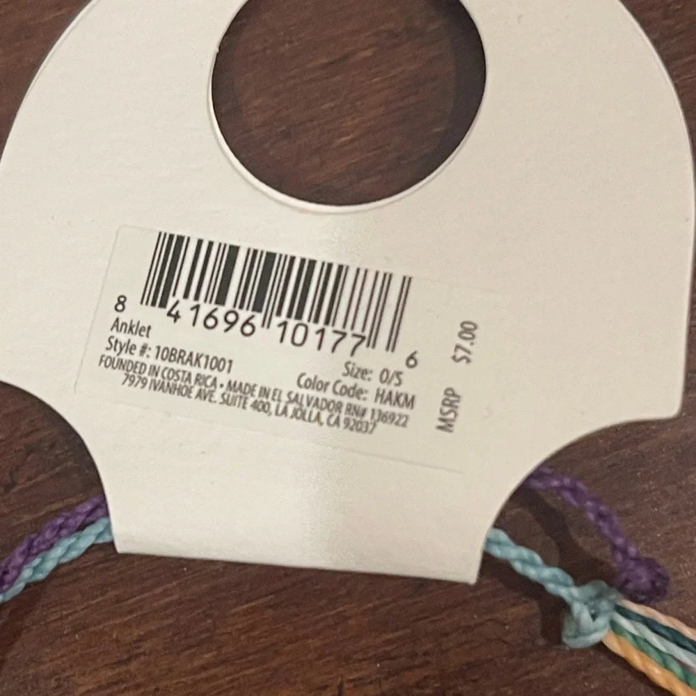 nwt set of 3 Pura Vida Kids' multicolored string Bracelets Set